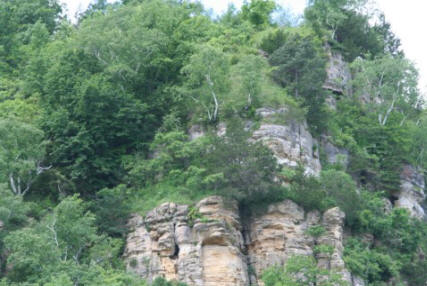 bluffs